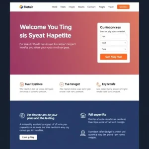 HTML Landing Page for Digital Marketing Campaign